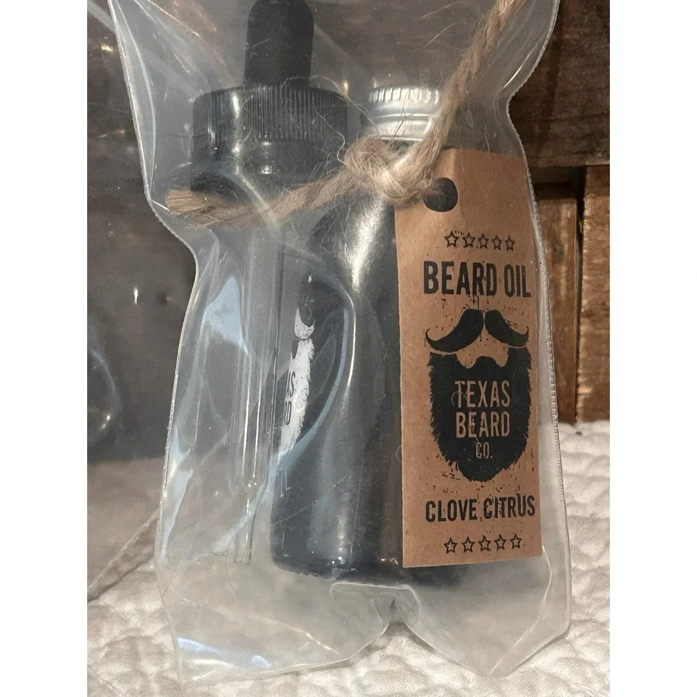 Texas Beard Company Heavy Beard Oil Clove Citrus Lot‎ Of 2